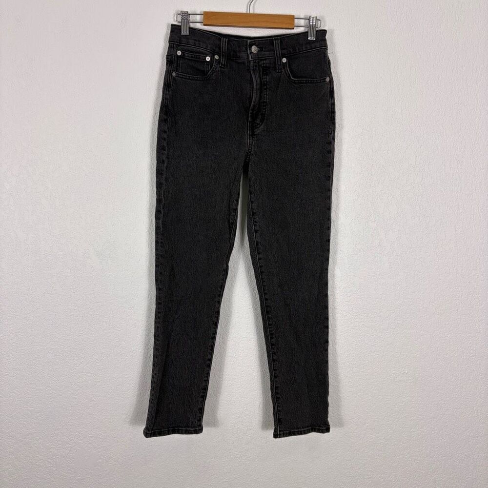 Madewell‎ Faded Black The Perfect Vintage Straight Leg Jeans Size 25